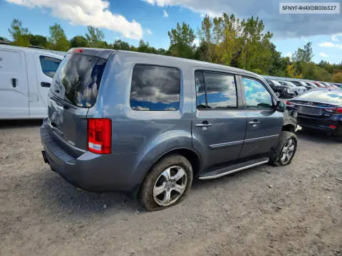 2013 Honda Pilot Ex VIN 5FNYF4H4XDB036527 фото 3