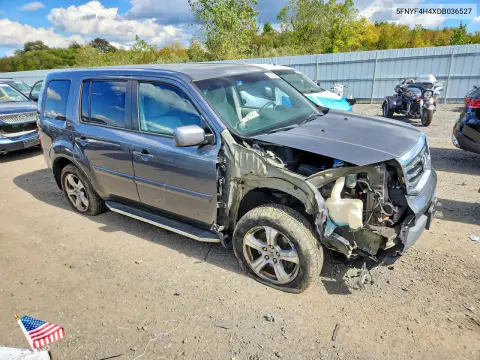 2013 Honda Pilot Ex VIN 5FNYF4H4XDB036527 фото 4