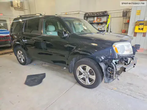 2014 Honda Pilot Exln VIN 5FNYF4H75EB021798 фото 4