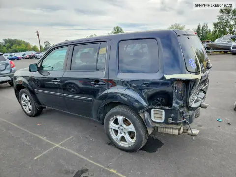 2014 Honda Pilot Exl VIN 5FNYF4H5XEB049773 фото 2