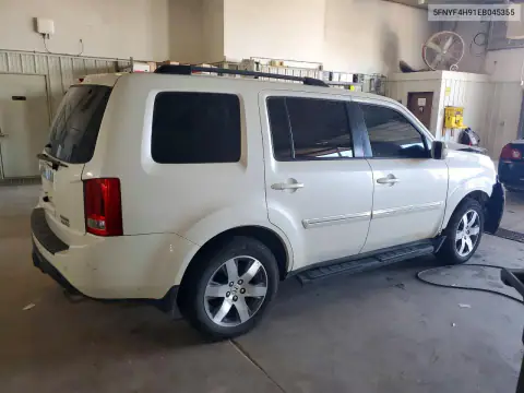 5FNYF4H91EB045355 — 2014 Honda Pilot, фото 3 с аукциона Copart, Передняя часть