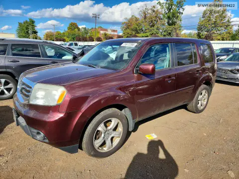 5FNYF4H58EB039422 — 2014 Honda Pilot, Задняя часть, фото до ремонта
