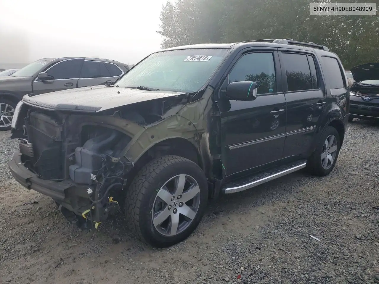2014 Honda Pilot Touring VIN 5FNYF4H90EB048909 фото 1