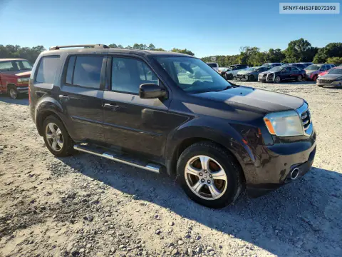 2015 Honda Pilot Exl VIN 5FNYF4H53FB072393 фото 4