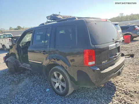 2015 Honda Pilot Exl VIN 5FNYF3H9XFB007487 фото 2