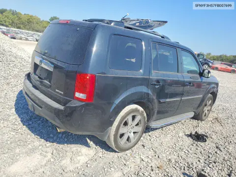 2015 Honda Pilot Exl VIN 5FNYF3H9XFB007487 фото 3