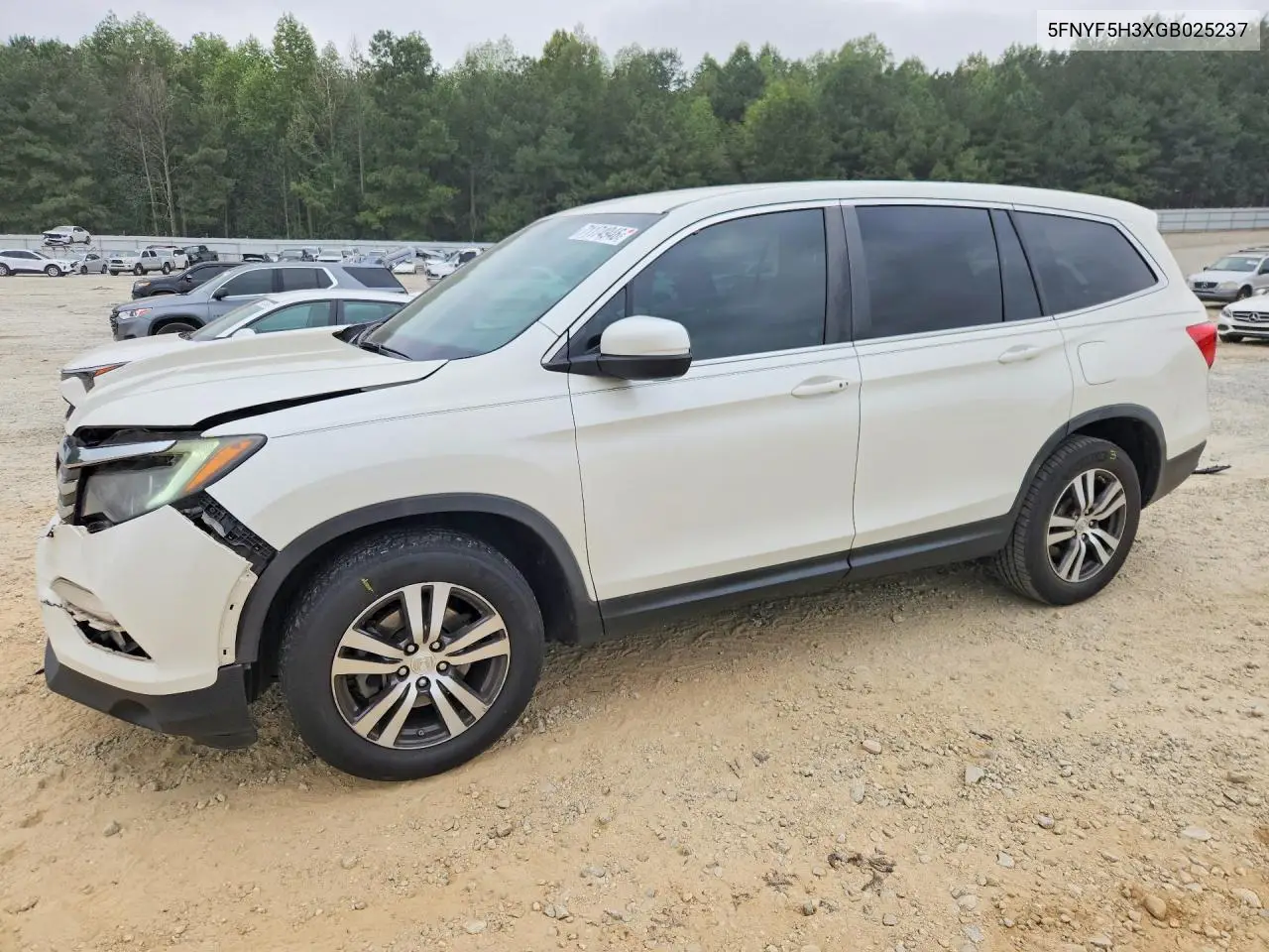 2016 Honda Pilot Ex VIN 5FNYF5H3XGB025237 фото 1