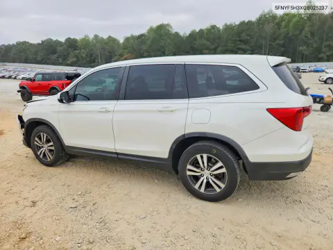 2016 Honda Pilot Ex VIN 5FNYF5H3XGB025237 фото 2