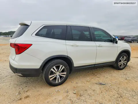 2016 Honda Pilot Ex VIN 5FNYF5H3XGB025237 фото 3