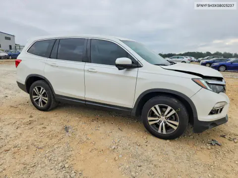 2016 Honda Pilot Ex VIN 5FNYF5H3XGB025237 фото 4