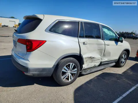 2016 Honda Pilot Exl VIN 5FNYF5H87GB036157 фото 3