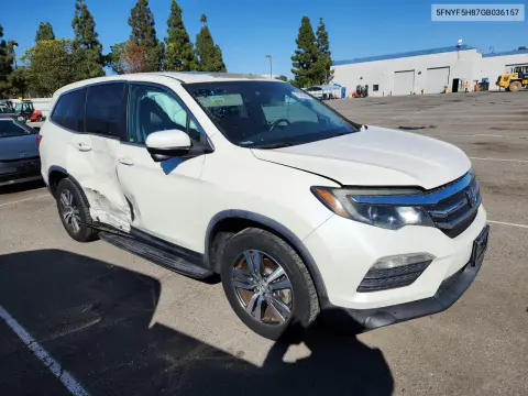 2016 Honda Pilot Exl VIN 5FNYF5H87GB036157 фото 4