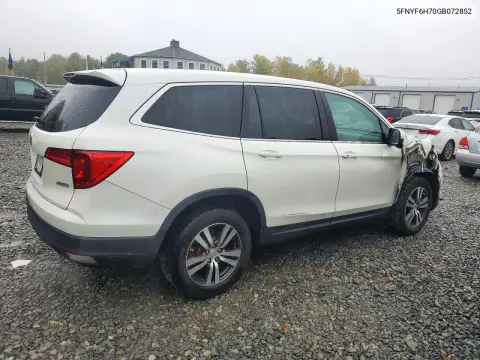 2016 Honda Pilot Exln VIN 5FNYF6H70GB072852 фото 3