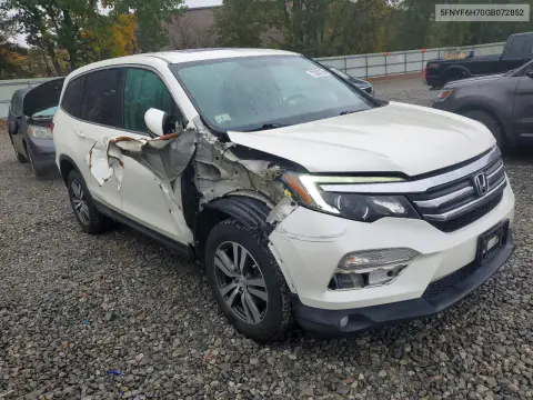 2016 Honda Pilot Exln VIN 5FNYF6H70GB072852 фото 4