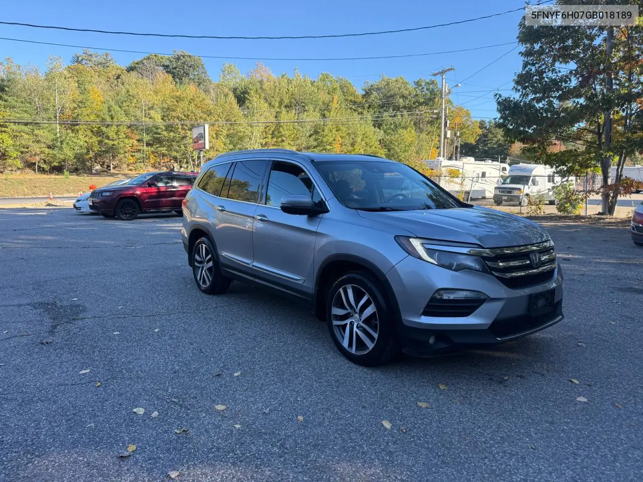 2016 Honda Pilot Elite VIN 5FNYF6H07GB018189 фото 1