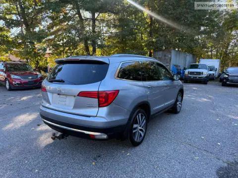 2016 Honda Pilot Elite VIN 5FNYF6H07GB018189 фото 4