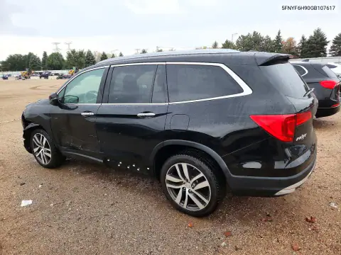 5FNYF6H90GB107617 — 2016 Honda Pilot, фото 2 с аукциона Copart, Сторона