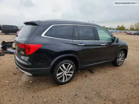 5FNYF6H90GB107617 — 2016 Honda Pilot, фото 3 с аукциона Copart, Сторона