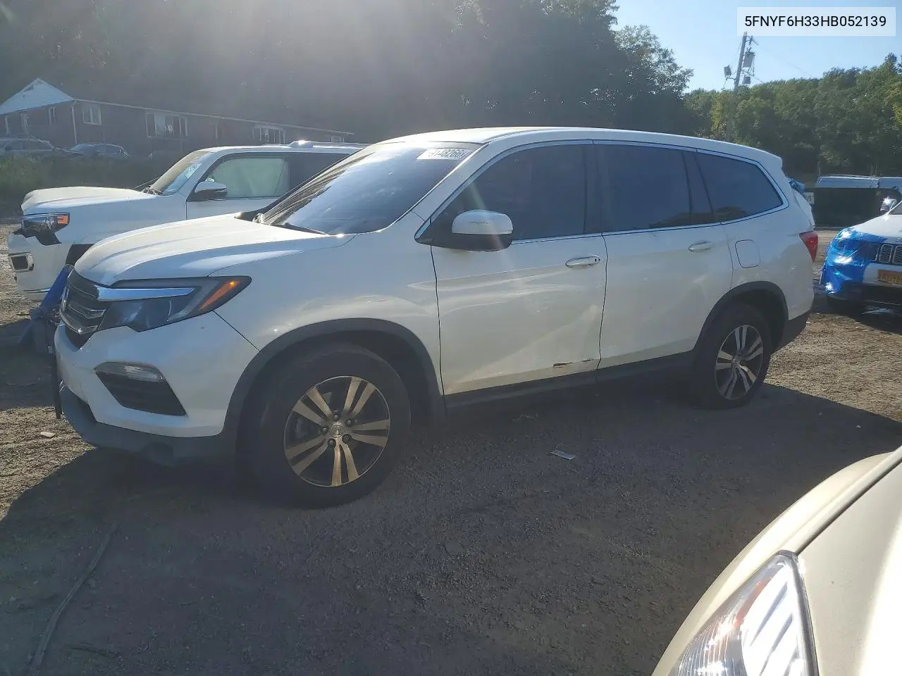 2017 Honda Pilot Ex VIN 5FNYF6H33HB052139 фото 1