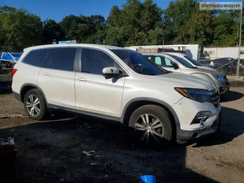 2017 Honda Pilot Ex VIN 5FNYF6H33HB052139 фото 4