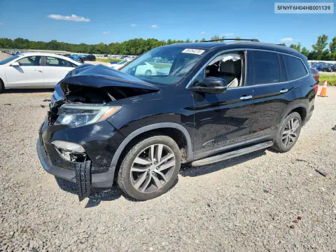 5FNYF6H04HB001139 — 2017 Honda Pilot, Передняя часть, фото до ремонта