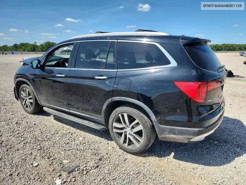 2017 Honda Pilot Elite VIN 5FNYF6H04HB001139 фото 2