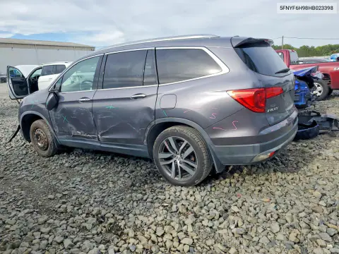 2017 Honda Pilot Touring VIN 5FNYF6H98HB023398 фото 2