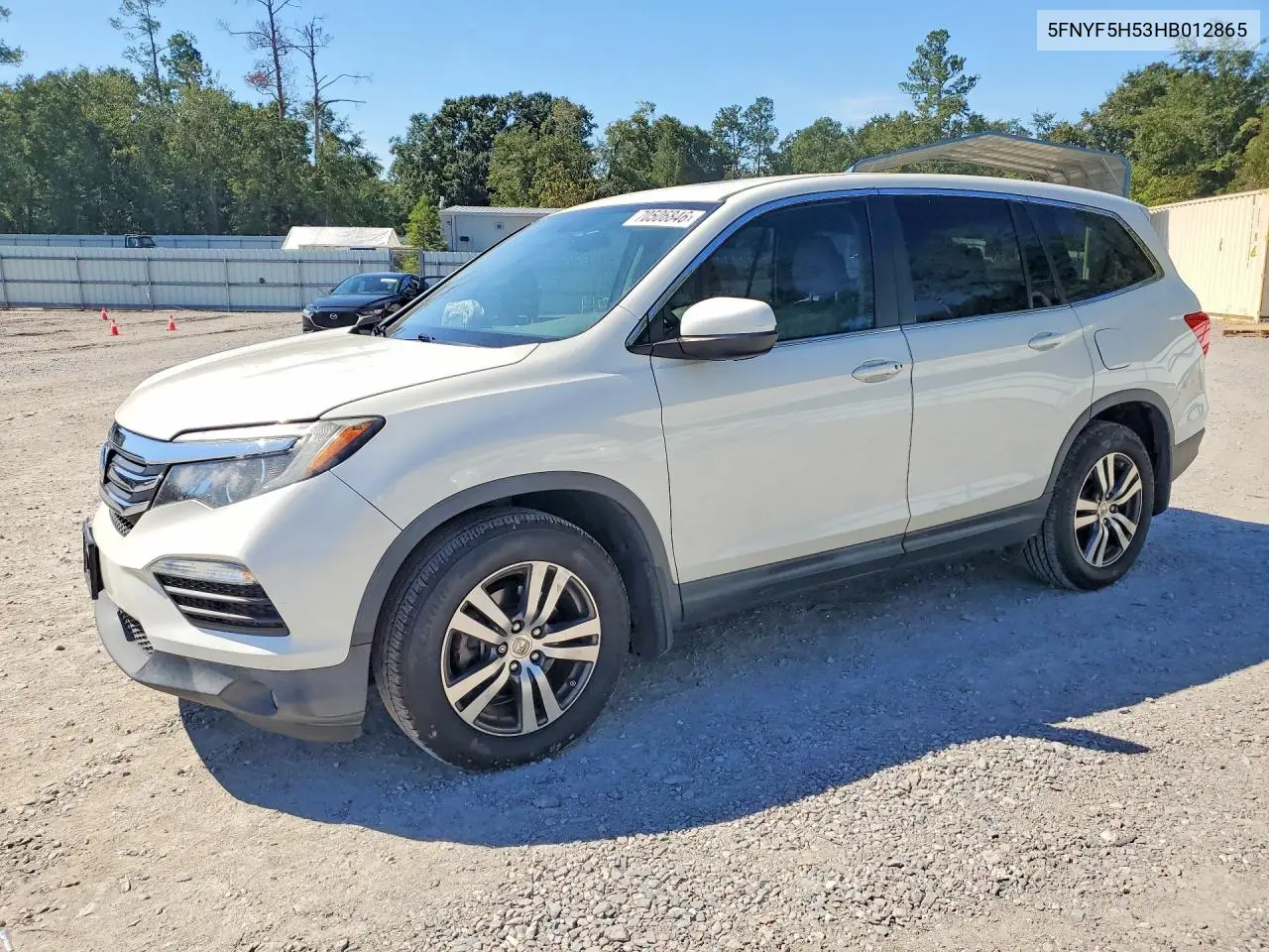 2017 Honda Pilot Exl VIN 5FNYF5H53HB012865 фото 1