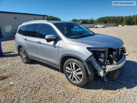 2017 Honda Pilot Touring VIN 5FNYF5H92HB026467 фото 4