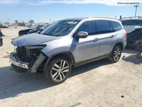 5FNYF6H0XJB033325 — 2018 Honda Pilot, Передняя часть, фото до ремонта