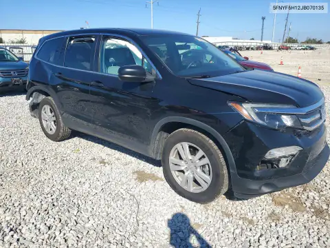 5FNYF6H12JB070135 — 2018 Honda Pilot, фото 4 с аукциона Copart, Задняя часть