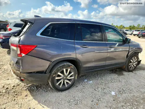 5FNYF5H54KB006466 — 2019 Honda Pilot, фото 3 с аукциона Copart, Задняя часть
