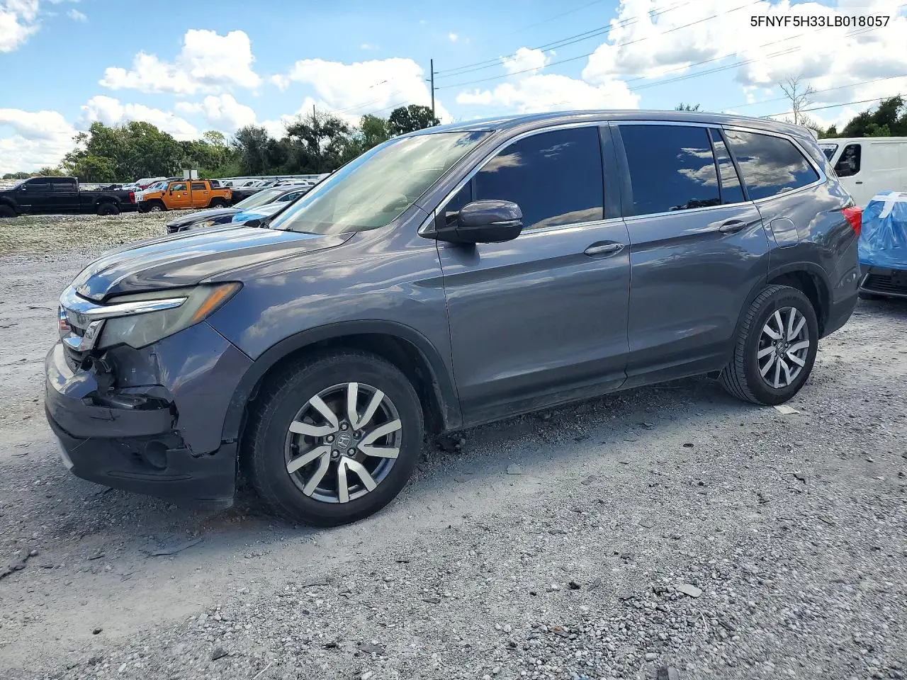 5FNYF5H33LB018057 Honda Pilot 2020 — повреждение Мелкие вмятины и царапины, фото до ремонта