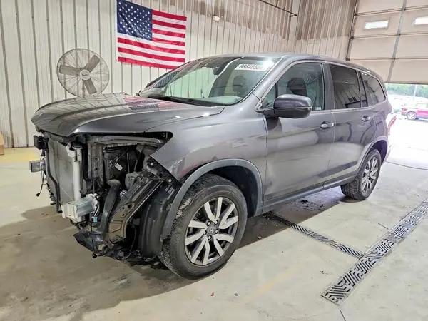 5FNYF6H5XMB052733 — 2021 Honda Pilot, Передняя часть (Front End), фото до ремонта
