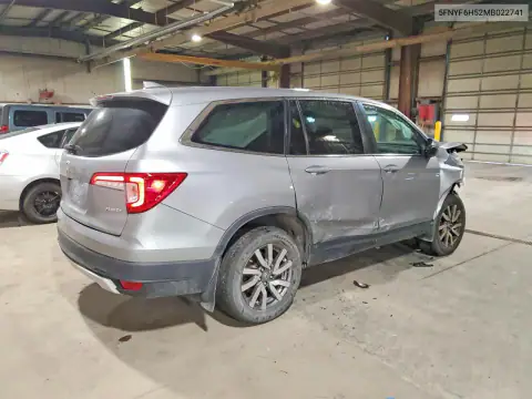 5FNYF6H52MB022741 — 2021 Honda Pilot, фото 3 с аукциона Copart, Повреждения со всех сторон