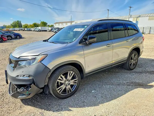 5FNYF6H38NB080255 — 2022 Honda Pilot, Передняя часть (Front End), фото до ремонта
