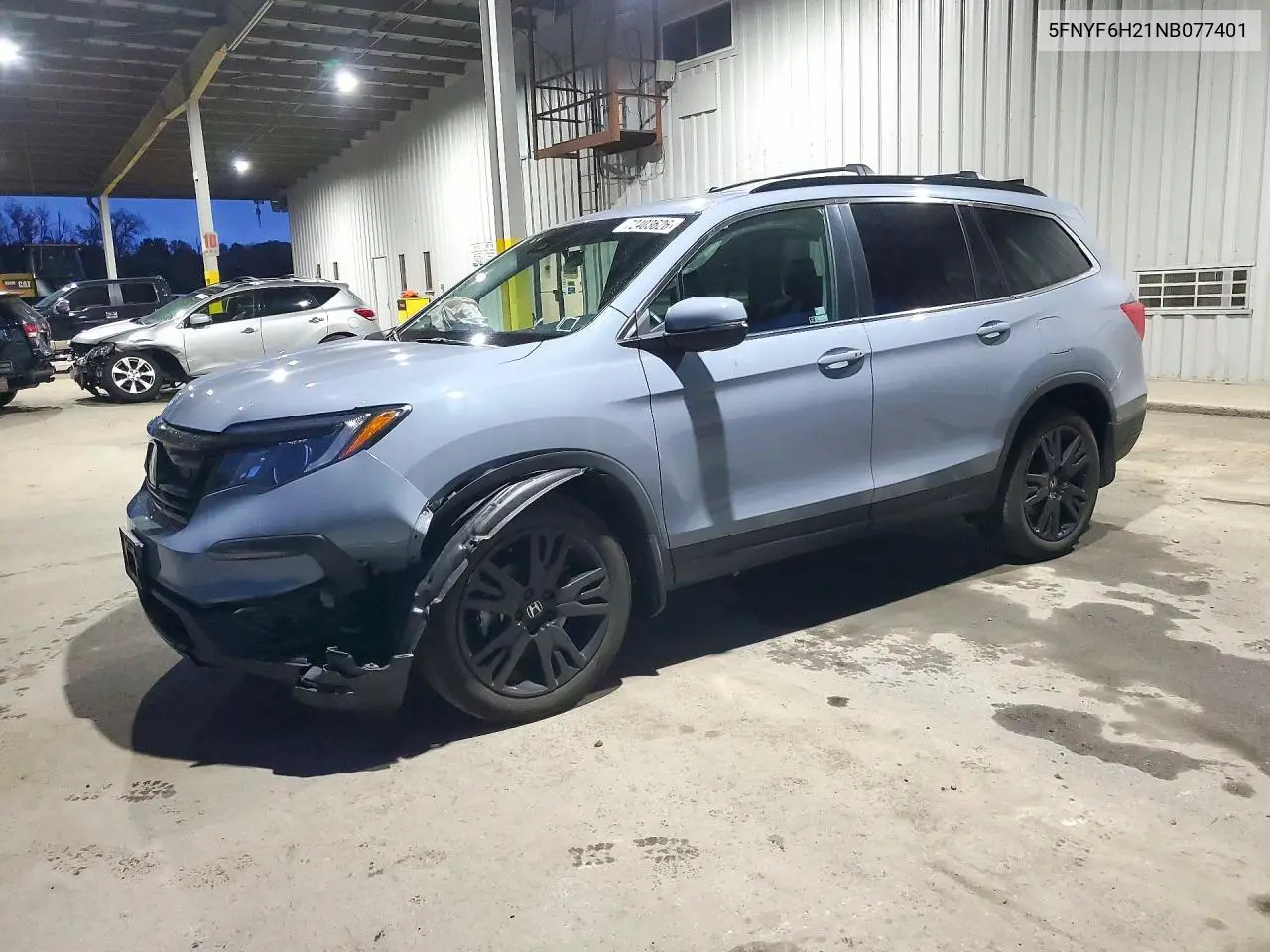 2022 Honda Pilot Se VIN 5FNYF6H21NB077401 фото 1