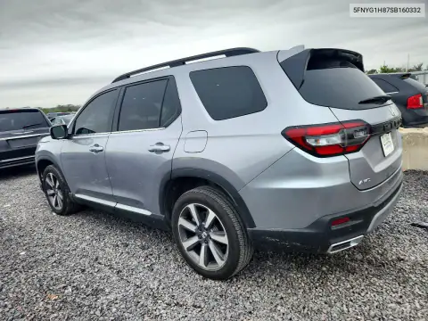 5FNYG1H87SB160332 — 2025 Honda Pilot, фото 2 с аукциона Copart, Боковая часть