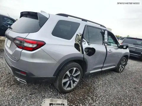 5FNYG1H87SB160332 — 2025 Honda Pilot, фото 3 с аукциона Copart, Боковая часть