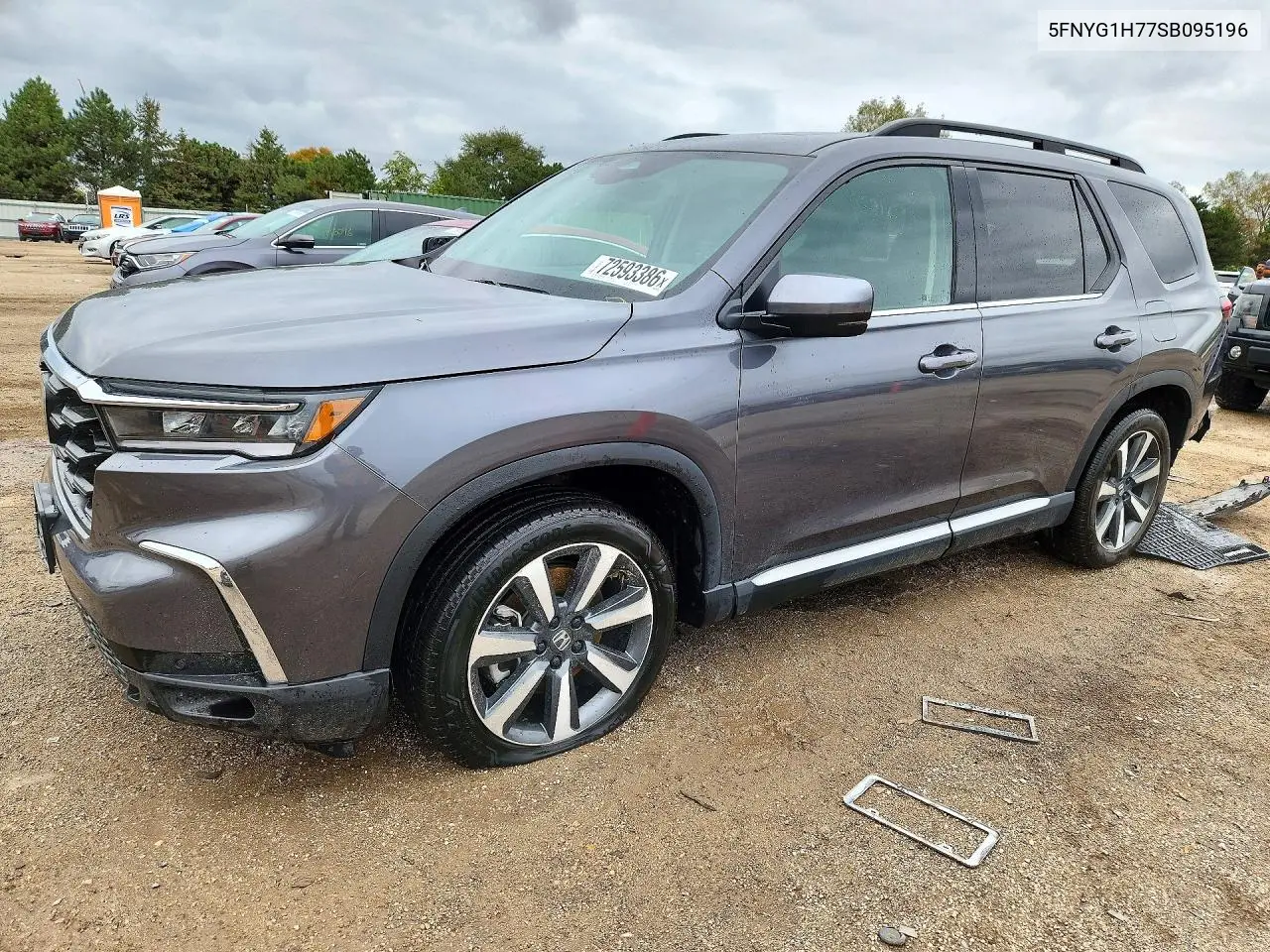 5FNYG1H77SB095196 Honda Pilot 2025 — повреждение Задняя часть, фото до ремонта