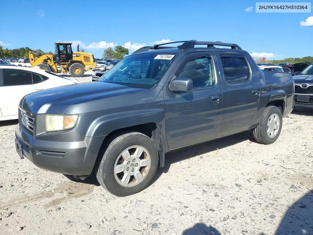 2007 Honda Ridgeline Rts VIN 2HJYK16427H510364 фото 1
