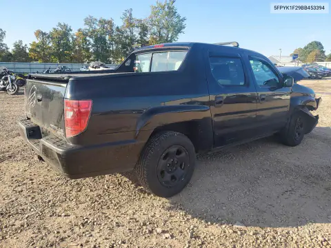 2011 Honda Ridgeline Rt VIN 5FPYK1F29BB453394 фото 3