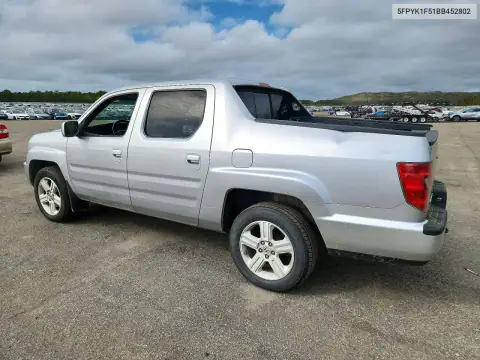5FPYK1F51BB452802 — 2011 Honda Ridgeline, фото 2 с аукциона Copart, Мелкие вмятины и царапины