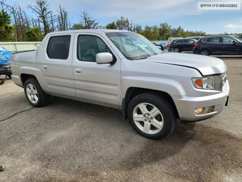 5FPYK1F51BB452802 — 2011 Honda Ridgeline, фото 4 с аукциона Copart, Мелкие вмятины и царапины
