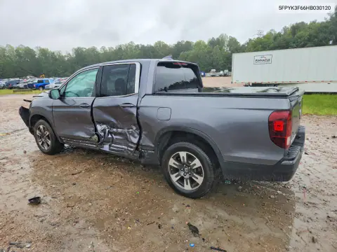 2017 Honda Ridgeline Rtl VIN 5FPYK3F66HB030120 фото 2