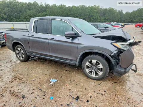 2017 Honda Ridgeline Rtl VIN 5FPYK3F66HB030120 фото 4