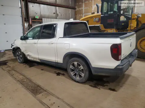 2017 Honda Ridgeline Rtl VIN 5FPYK3F60HB030517 фото 2