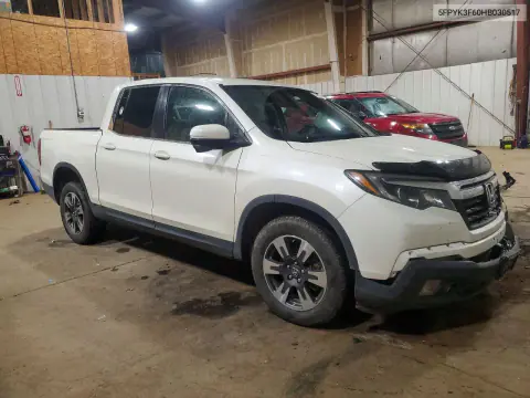 2017 Honda Ridgeline Rtl VIN 5FPYK3F60HB030517 фото 4