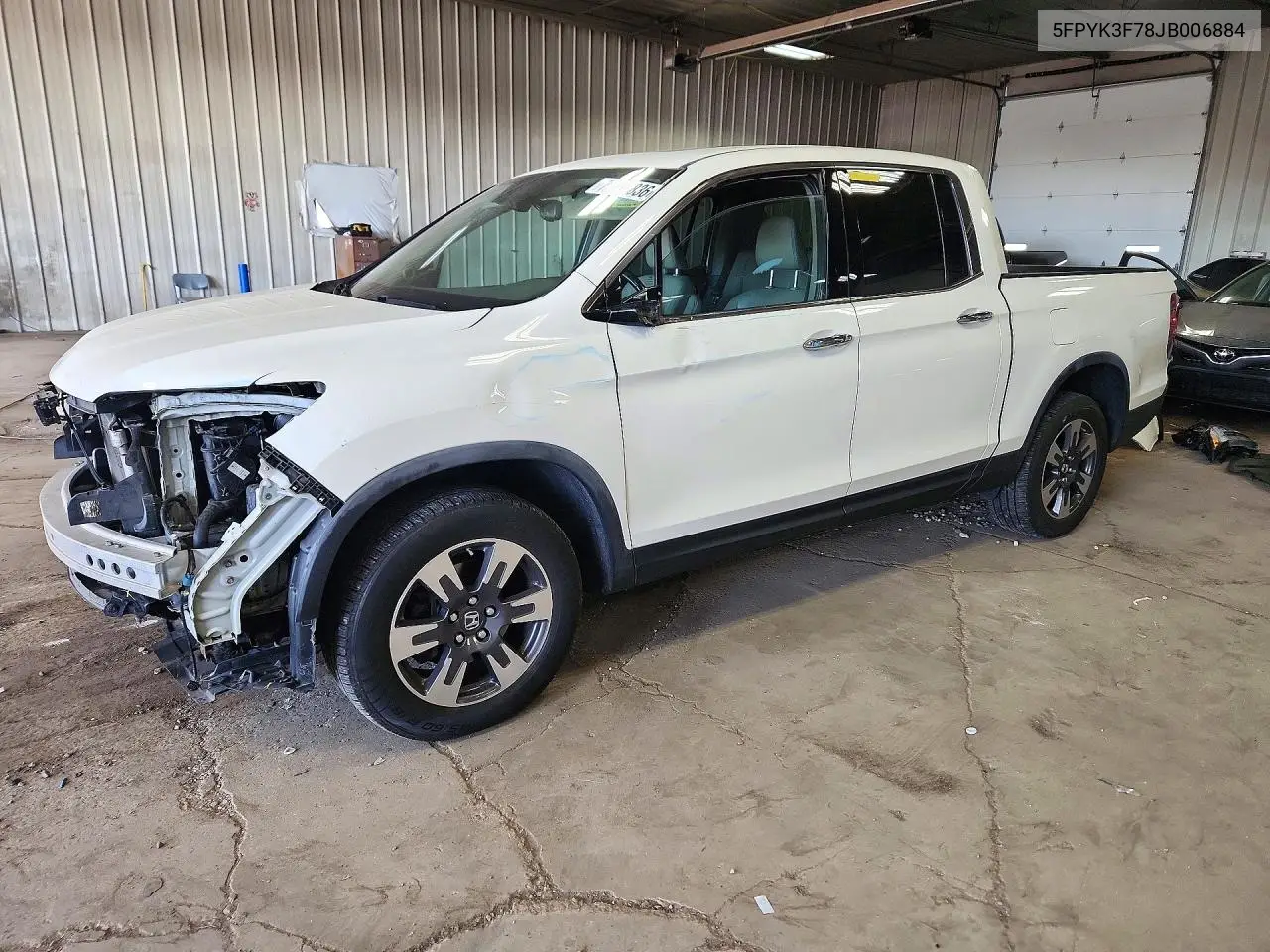 2018 Honda Ridgeline Rtl VIN 5FPYK3F78JB006884 фото 1