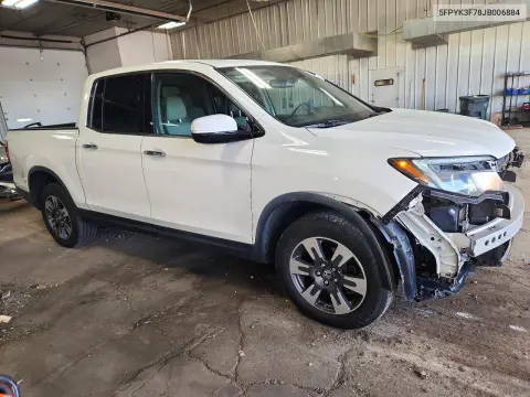 2018 Honda Ridgeline Rtl VIN 5FPYK3F78JB006884 фото 4